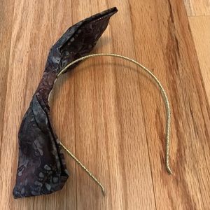 the fern - big multi color fabric bow headband